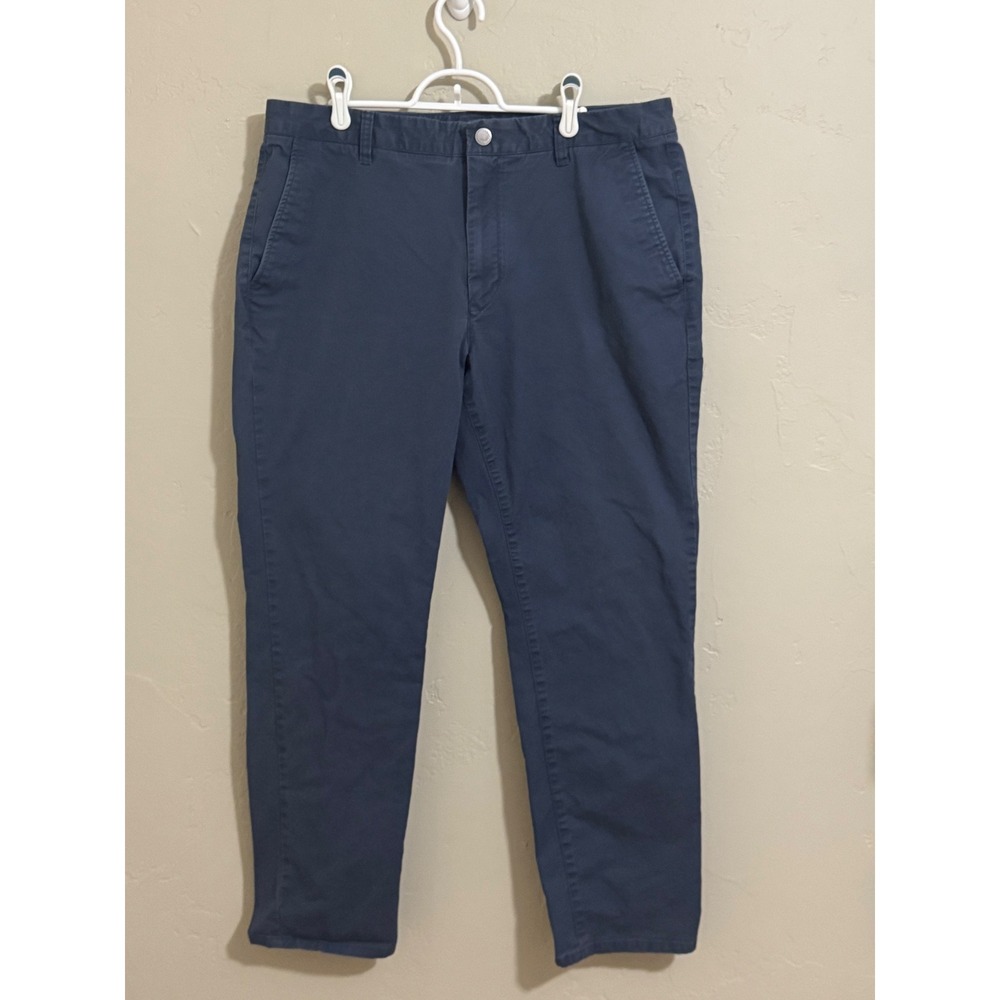 Bonobos 36/30 Stretch Washed Chino pants slate blue 98% cotton 36x30